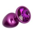 Plug anale Purple Teardrop Small