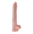 Fallo realistico con ventosa King Cock 14Inch With Balls