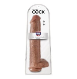 Fallo realistico con ventosa King Cock 15Inch With Balls - Falli Ma...