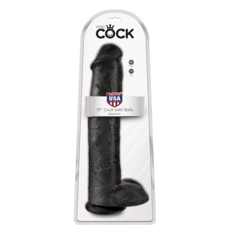 Fallo realistico King Cock 15Inch With Balls con ventosa - Falli Ma...