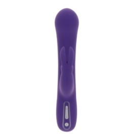 Vibratore triplo stimolatore vaginale anale clitoride in silicone -...