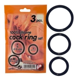 Anello fallico kit 3 pz Cock Ring Trio - Anelli Fallici - Sexy Shop...