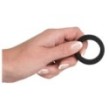 Anello fallico in silicone nero ritardante Cock Ring