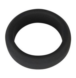 Anello fallico ritardante in silicone nero Cock Ring - Anelli Falli...