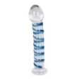 Fallo in vetro vaginale anale Arts Clair Bleu Glass Dildo