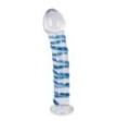 Fallo in vetro vaginale anale Arts Clair Bleu Glass Dildo