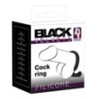 Anello fallico ritardande con plug anale Black Velvets Cock Ring