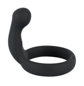 Anello fallico ritardande con plug anale Black Velvets Cock Ring - ...