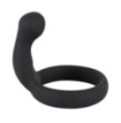 Anello fallico ritardande con plug anale Black Velvets Cock Ring