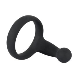 Anello fallico ritardande con plug anale Black Velvets Cock Ring - ...