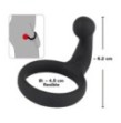 Anello fallico ritardande con plug anale Black Velvets Cock Ring