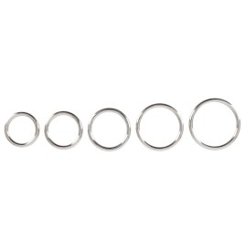 Anello fallico in metallo kit Set of 5 Cock Rings - Anelli Fallici ...