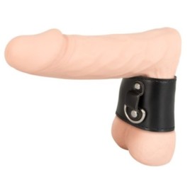 Anello fallico ritardante per testicoli Ball Stretcher with D-Ring ...