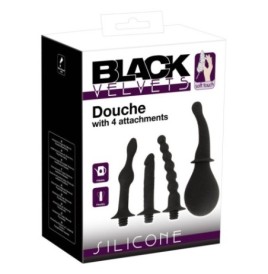 Doccia intima Silicone Douche with 4 Attachments - Docce Anali Vagi...