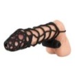 Guaina fallica vibrante Penis Sleeve Black Velvet M