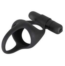 Anello fallico ritardante Vibro-cock Ring with Testicle Spreader - ...