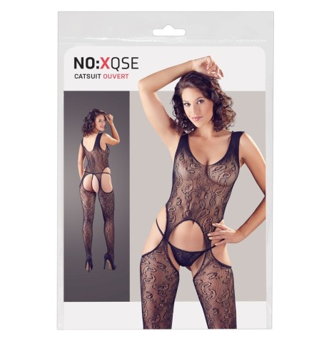 Tutina sexy donna fishnet con perizoma Catsuit with String - Tute B...