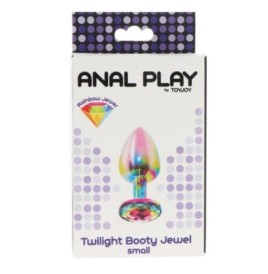 Plug anale in metallo con pietra Twilight Booty Jewel Small - Plug ...