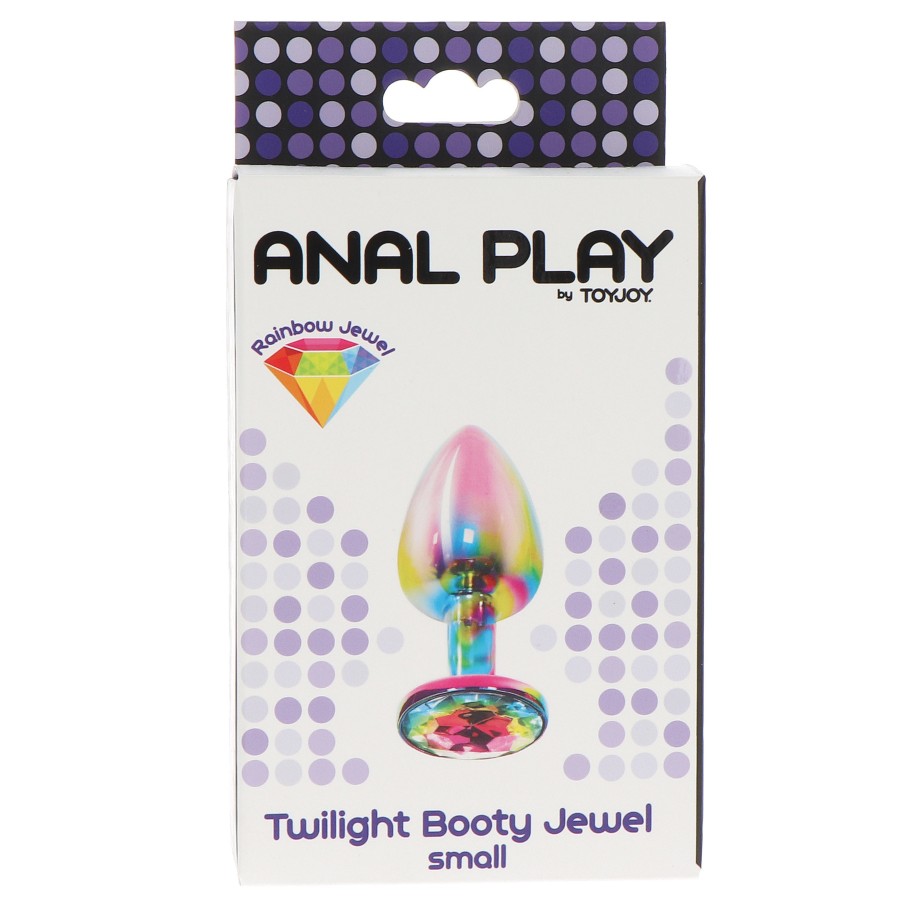 Plug anale in metallo con pietra Twilight Booty Jewel Small