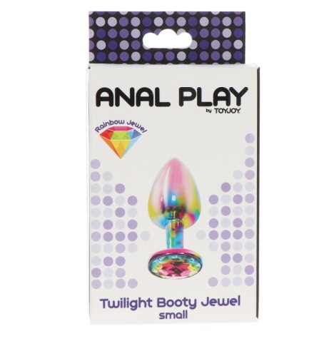 Plug anale in metallo con pietra Twilight Booty Jewel Small - Plug ...