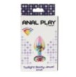 Plug anale in metallo con pietra Twilight Booty Jewel Small