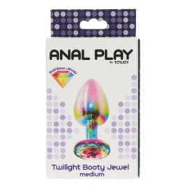 Plug anale in metallo Twilight Booty Jewel Medium - Plug Anale - Se...