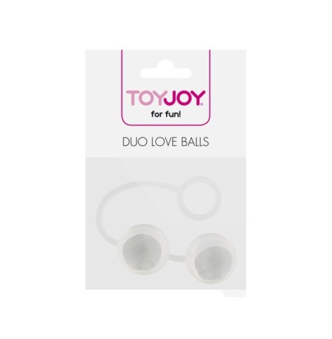 Palline vaginali in vetro e silicone Duo Love Balls - Palline e Ovu...