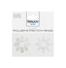 Anello fallico set Power Stretchy Rings 2pcs - Anelli Fallici - Sex...