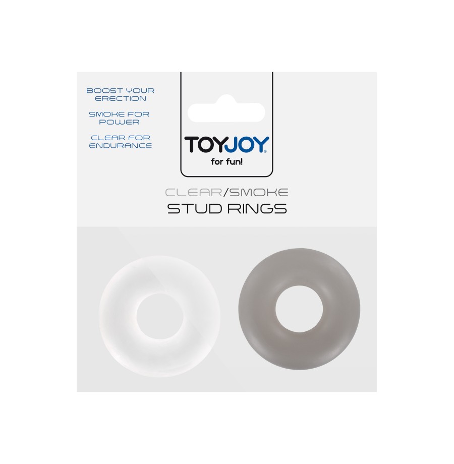 Anello fallico ritardante kit 2 pz Stud Rings