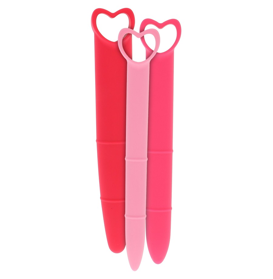 Silicone vaginal dilators