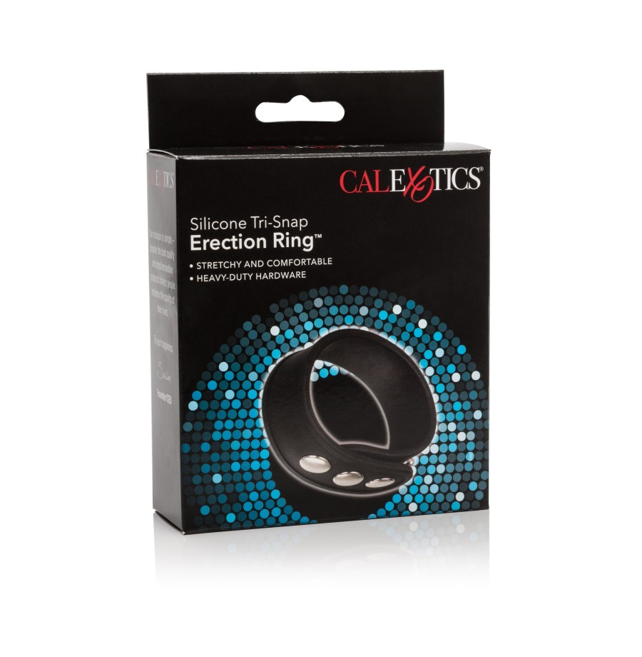 Anello per pene Silicone 3-Snap Erection Ring