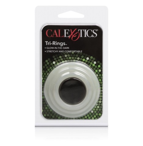 Anello fallico Glow in the dark kit Tri-Rings - Anelli Fallici - Se...