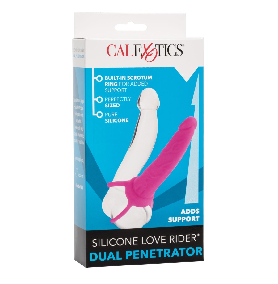 Fallo anale indossabile con anello fallico doppio Silicone Dual Penetrator