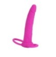 Fallo anale indossabile con anello fallico doppio Silicone Dual Penetrator