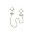 Pinze strizza capezzoli morsetti con catena 4-Point Nipple Press W Bells