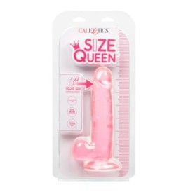 Fallo con ventosa e testicoli dildo realistico Queen Size Dong 6 In...