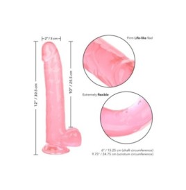 Fallo realistico con ventosa e testicoli Queen Size Dong 10 Inch - ...