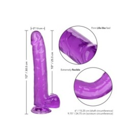 Fallo maxi con ventosa e testicoli Queen Size Dong 10 Inch - Falli ...