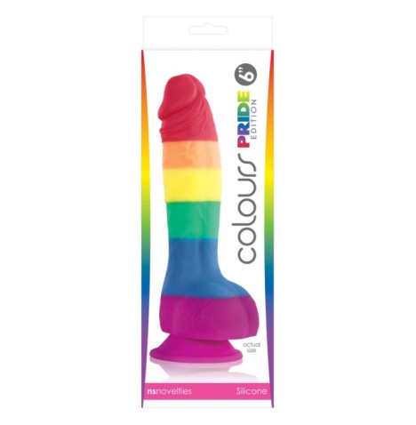 Fallo realistico vaginale anale con ventosa Pride Edition 6 Inch Di...