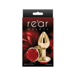 Plug anale Rose Buttplug Red Small - Plug Anale - Sexy Shop Ingrosso