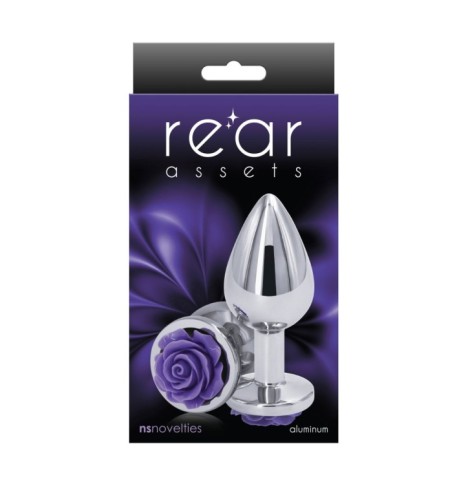 Plug anale Rose Buttplug purple Medium - Plug Anale - Sexy Shop Ing...