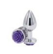 Plug anale Rose Buttplug purple Medium