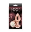 Plug anale Rose Buttplug white Medium