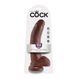 Fallo realistico con ventosa e testicoli Cock 9 Inch With Balls - F...