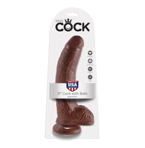 Fallo realistico con ventosa e testicoli Cock 9 Inch With Balls - F...