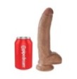 Fallo realistico vaginale anale con ventosa e testicoli Cock 9 Inch With Balls