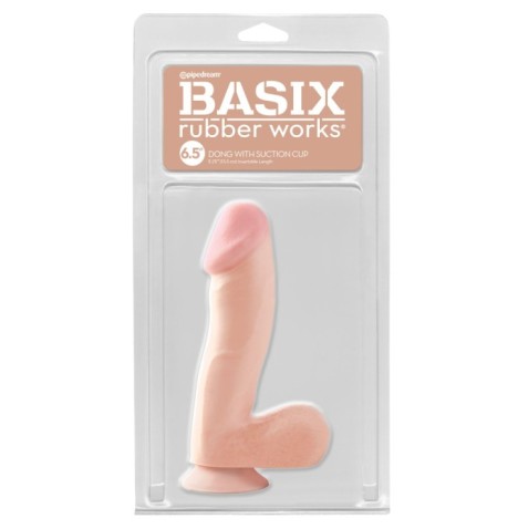 Fallo con ventosa e testicoli realistico 6.5 Inch Dong with Suction...