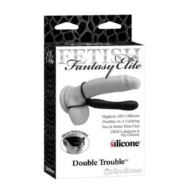 Fallo anale indossabile con anello fallico doppio Double Trouble - ...