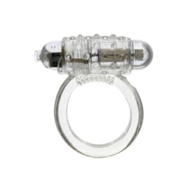 Anello fallico vibrante trasparente Cockring Silicon - Anelli Falli...