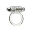 Anello fallico vibrante trasparente Cockring Silicon